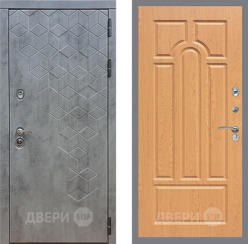 Дверь Стоп БЕТОН ФЛ-58 Дуб в Серпухове