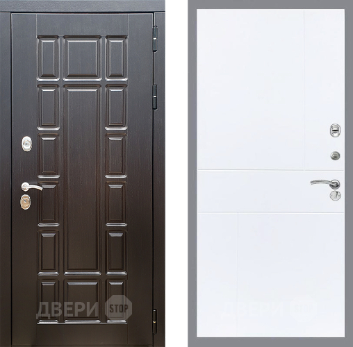 Входная металлическая Дверь Стоп НЬЮ ЙОРК ФЛ-290 Силк Сноу в Серпухове