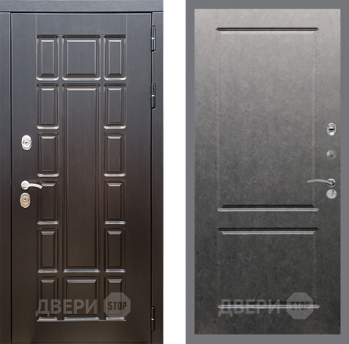 Входная металлическая Дверь Стоп НЬЮ ЙОРК ФЛ-117 Штукатурка графит в Серпухове