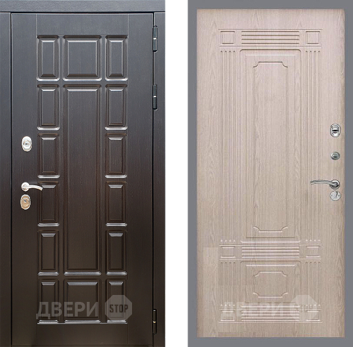 Входная металлическая Дверь Стоп НЬЮ ЙОРК ФЛ-2 Беленый дуб в Серпухове