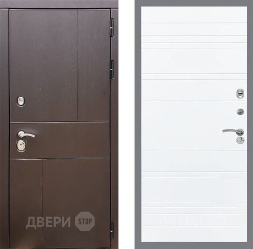 Входная металлическая Дверь Стоп УРБАН Лайн Силк Сноу в Серпухове