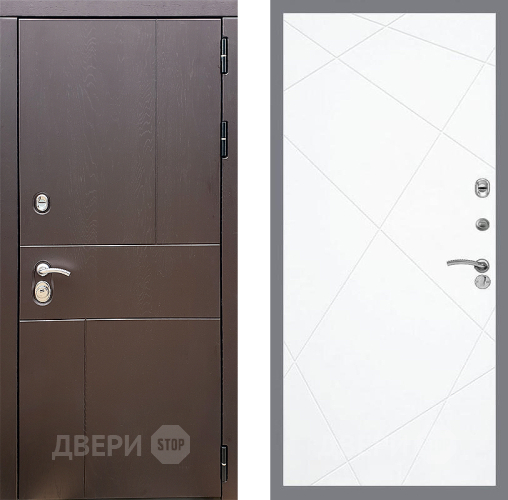 Дверь Стоп УРБАН ФЛ-291 Силк Сноу в Серпухове
