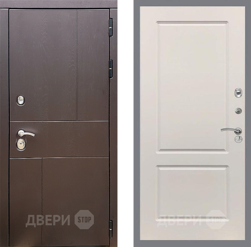 Входная металлическая Дверь Стоп УРБАН ФЛ-117 Шампань в Серпухове