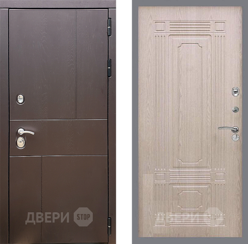 Дверь Стоп УРБАН ФЛ-2 Беленый дуб в Серпухове