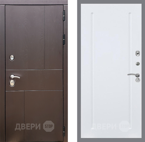 Дверь Стоп УРБАН ФЛ-68 Силк Сноу в Серпухове