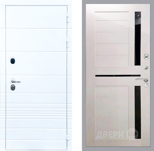 Входная металлическая Дверь Стоп ТРЕНДО СБ-18 Лиственница беж в Серпухове