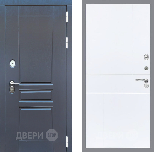 Входная металлическая Дверь Стоп ПЛАТИНУМ ФЛ-290 Силк Сноу в Серпухове