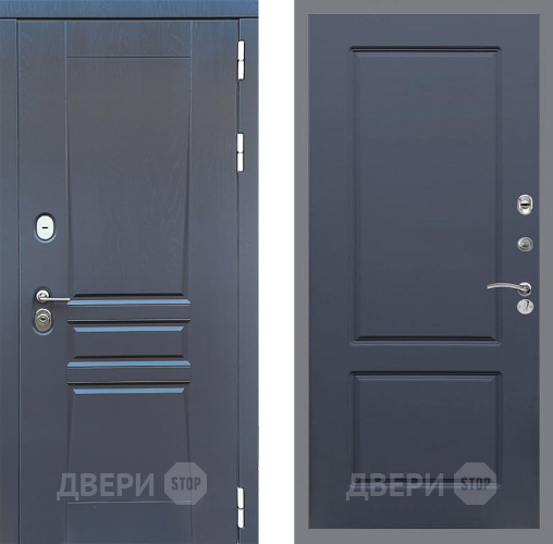 Входная металлическая Дверь Стоп ПЛАТИНУМ ФЛ-117 Силк титан в Серпухове