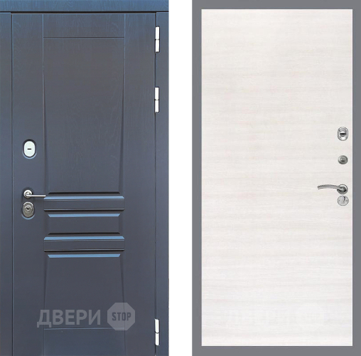 Входная металлическая Дверь Стоп ПЛАТИНУМ Гладкая Акация светлая в Серпухове