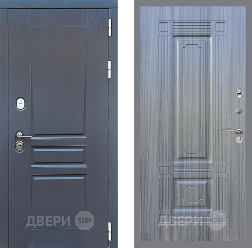 Входная металлическая Дверь Стоп ПЛАТИНУМ ФЛ-2 Сандал грей в Серпухове