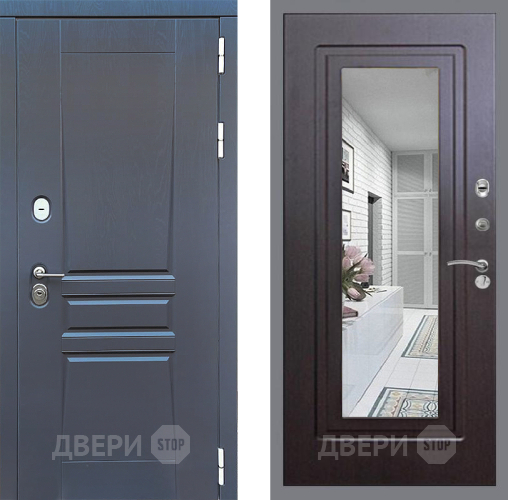 Дверь Стоп ПЛАТИНУМ Зеркало ФЛ-120 Венге в Серпухове