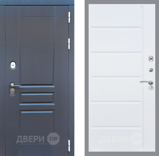 Входная металлическая Дверь Стоп ПЛАТИНУМ ФЛ-102 Белый ясень в Серпухове