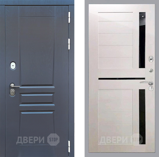 Входная металлическая Дверь Стоп ПЛАТИНУМ СБ-18 Лиственница беж в Серпухове
