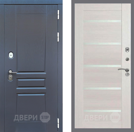 Входная металлическая Дверь Стоп ПЛАТИНУМ СБ-14 Лиственница беж в Серпухове