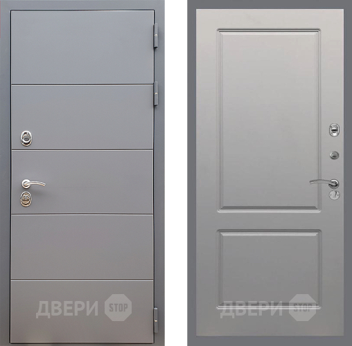 Дверь Стоп АРТ ГРАФИТ ФЛ-117 Грей софт в Серпухове