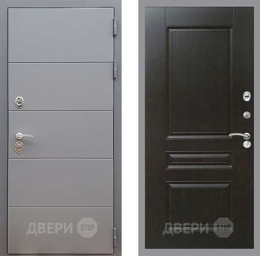 Дверь Стоп АРТ ГРАФИТ ФЛ-243 Венге в Серпухове