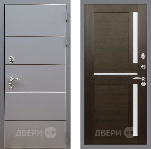 Дверь Стоп АРТ ГРАФИТ СБ-18 Венге в Серпухове