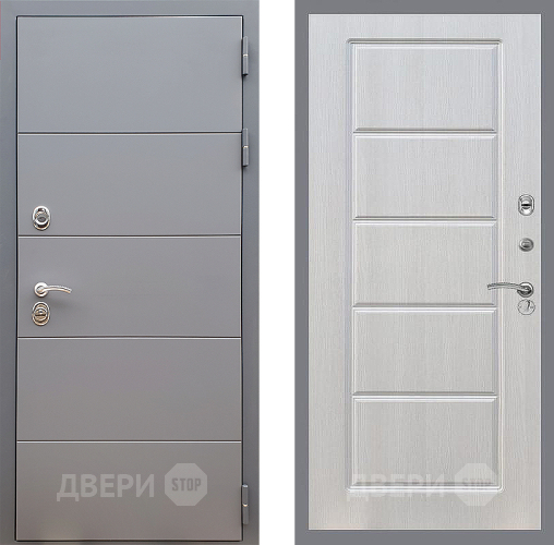 Входная металлическая Дверь Стоп АРТ ГРАФИТ ФЛ-39 Лиственница беж в Серпухове