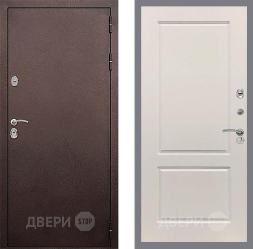 Входная металлическая Дверь Стоп КЛАССИК Медь ФЛ-117 Шампань в Серпухове