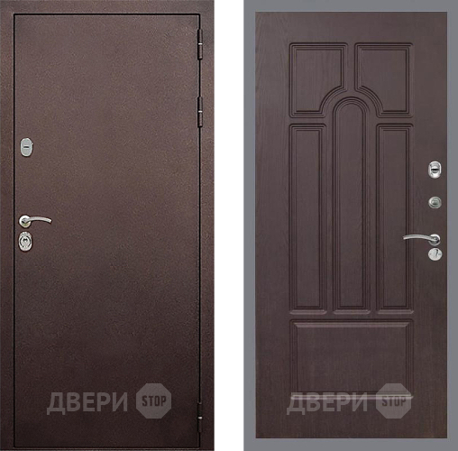 Дверь Стоп КЛАССИК Медь ФЛ-58 Венге в Серпухове