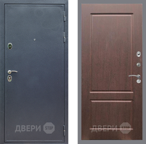 Входная металлическая Дверь Стоп СИЛЬВЕР ФЛ-117 Орех премиум в Серпухове