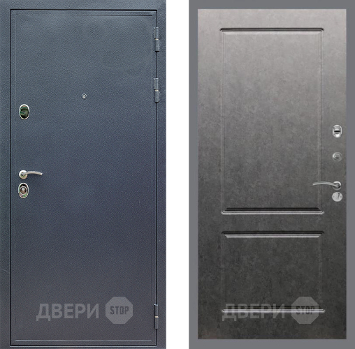 Входная металлическая Дверь Стоп СИЛЬВЕР ФЛ-117 Штукатурка графит в Серпухове