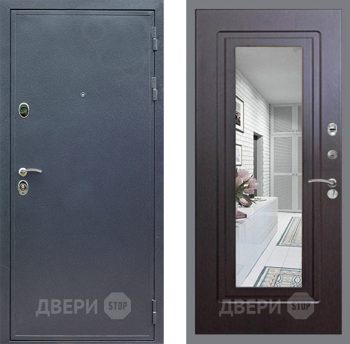 Дверь Стоп СИЛЬВЕР Зеркало ФЛ-120 Венге в Серпухове