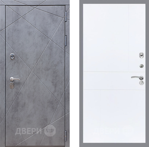 Дверь Стоп Лучи ФЛ-290 Силк Сноу в Серпухове