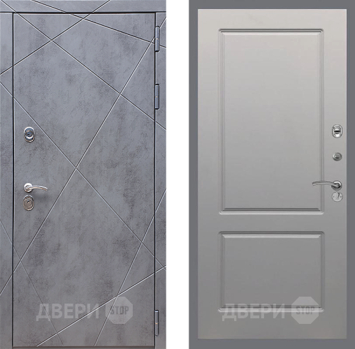 Дверь Стоп Лучи ФЛ-117 Грей софт в Серпухове