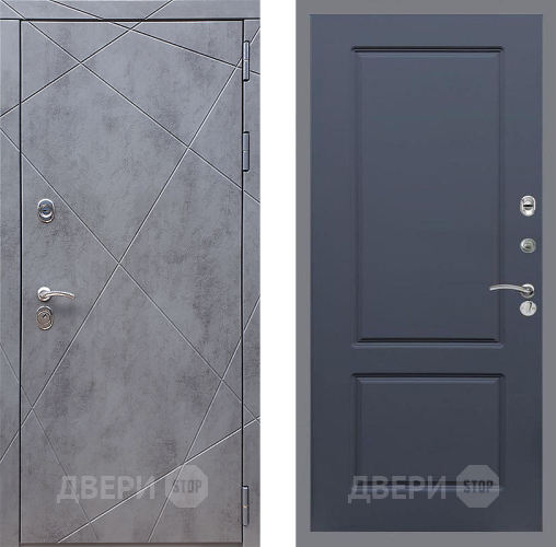 Дверь Стоп Лучи ФЛ-117 Силк титан в Серпухове