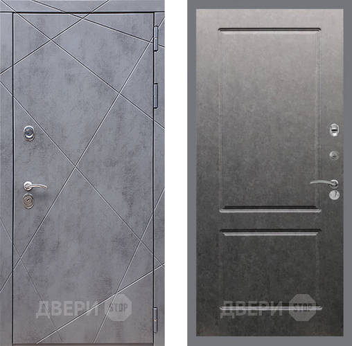 Входная металлическая Дверь Стоп Лучи ФЛ-117 Штукатурка графит в Серпухове