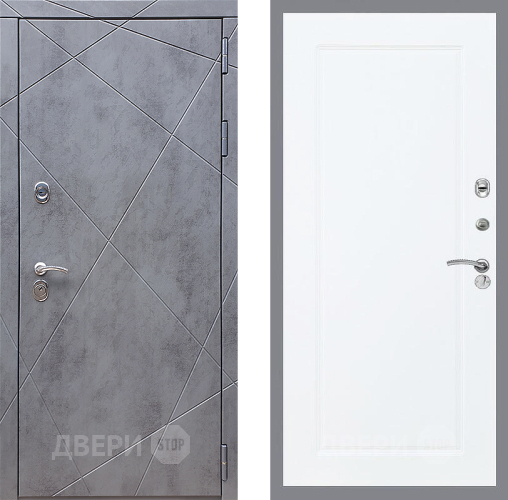Входная металлическая Дверь Стоп Лучи ФЛ-119 Силк Сноу в Серпухове