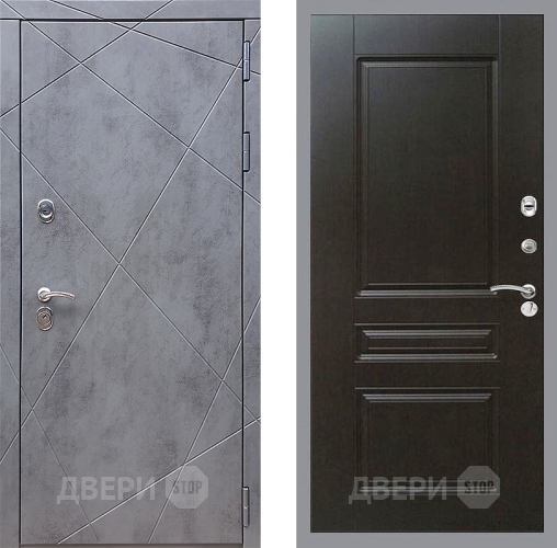 Дверь Стоп Лучи ФЛ-243 Венге в Серпухове