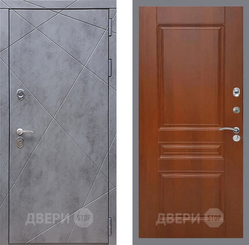 Дверь Стоп Лучи ФЛ-243 Итальянский орех в Серпухове