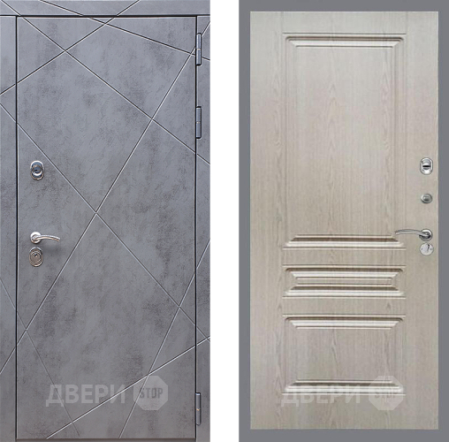Дверь Стоп Лучи ФЛ-243 Беленый дуб в Серпухове