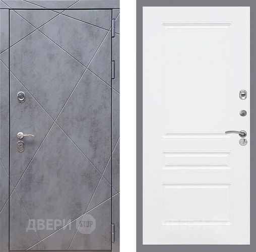 Дверь Стоп Лучи ФЛ-243 Силк Сноу в Серпухове