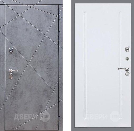 Дверь Стоп Лучи ФЛ-68 Силк Сноу в Серпухове
