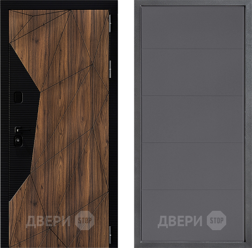 Дверь Дверной континент ДК-11 ФЛ-649 Графит софт в Серпухове