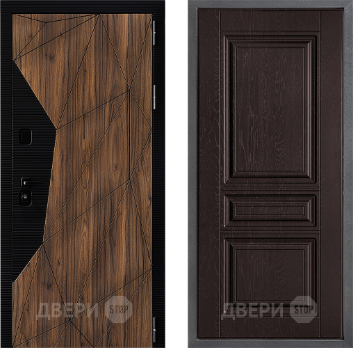 Дверь Дверной континент ДК-11 ФЛ-243 Дуб шоколадный в Серпухове
