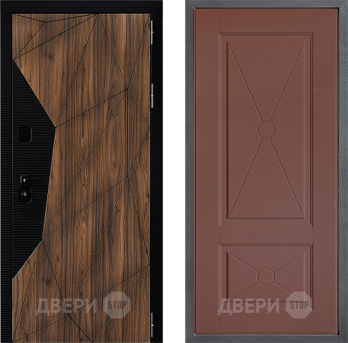 Дверь Дверной континент ДК-11 ФЛ-617 Ясень шоколадный в Серпухове