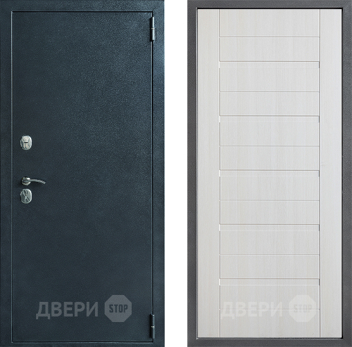 Входная металлическая Дверь Дверной континент ДК-70 Дизайн ФЛ-70 Лиственница белая в Серпухове