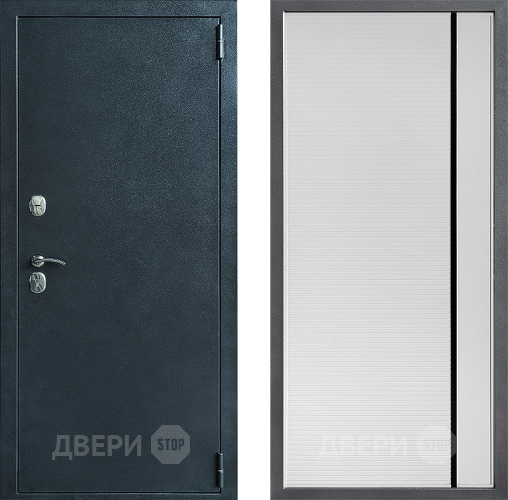 Дверь Дверной континент ДК-70 Дизайн ФЛ-757 Черное Стекло Софт милк в Серпухове