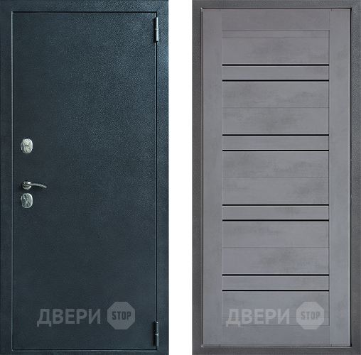 Дверь Дверной континент ДК-70 Дизайн ФЛ-49 Бетон серый в Серпухове