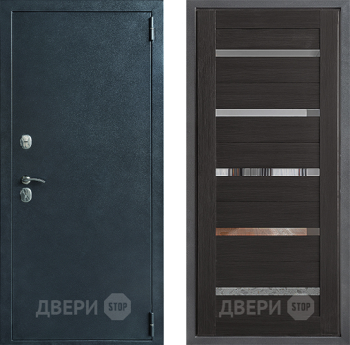 Входная металлическая Дверь Дверной континент ДК-70 Дизайн ФЛ-47 Венге в Серпухове