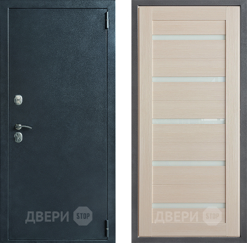 Входная металлическая Дверь Дверной континент ДК-70 Дизайн ФЛ-47 Лиственница белая в Серпухове