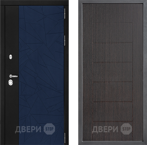 Дверь Дверной континент ДК-9 ФЛ-Лайн Венге в Серпухове