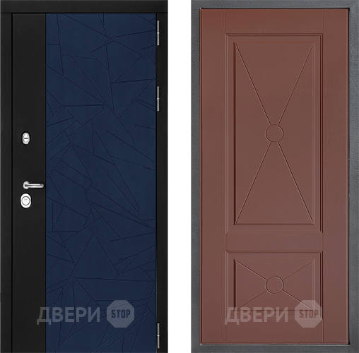 Дверь Дверной континент ДК-9 ФЛ-617 Ясень шоколадный в Серпухове