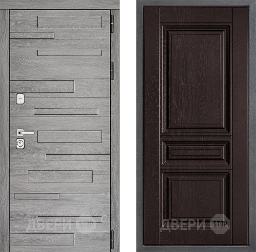 Дверь Дверной континент ДК-10 ФЛ-243 Дуб шоколадный в Серпухове