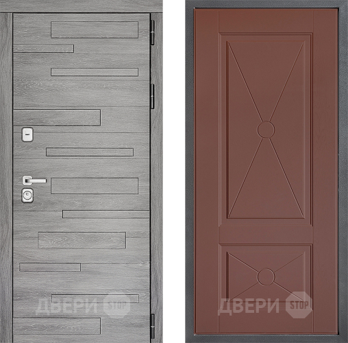 Дверь Дверной континент ДК-10 ФЛ-617 Ясень шоколадный в Серпухове
