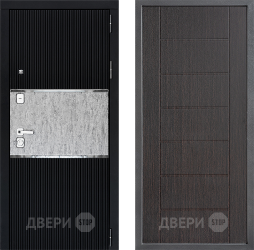 Дверь Дверной континент ДК-13 ФЛ-Лайн Венге в Серпухове